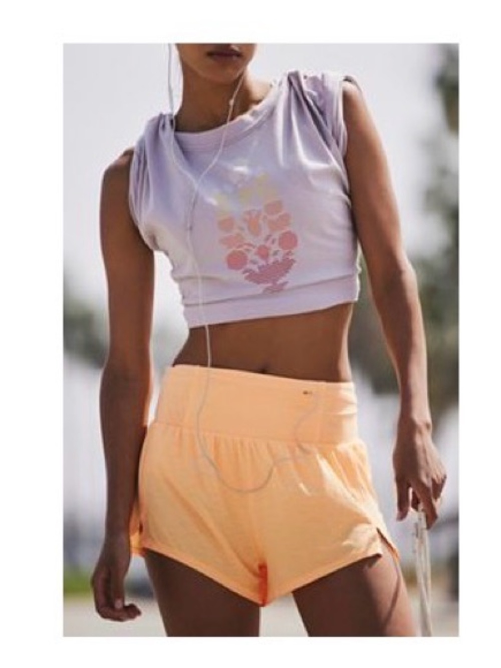 Light as Air Run Shorts - Morning Sun